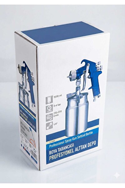 Master Profesyonel Alttan Depolu Boya Tabancası 1000 ml