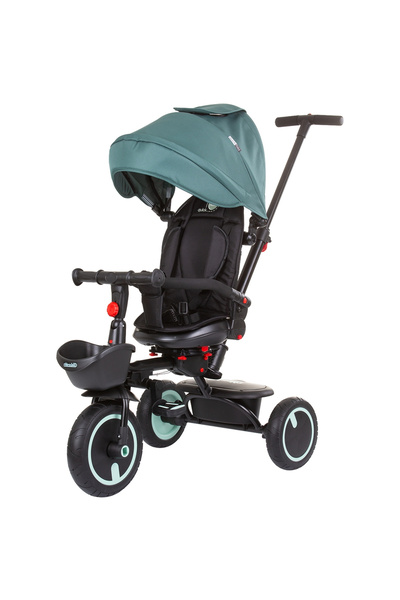 Chipolino Quick Fold foldable tricycle with reversible aloe seat