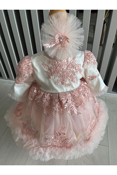 Inovius Rochita Botez Contesa, Roz Pudra - DPH71 - Marime: 0-3 Luni Maneca Sc...