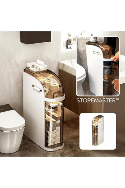 SMANIA StoreMaster™ space-saving bathroom shelf