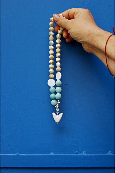 KADE STUDIO PURE LOVE 925 AYAR GÜMÜŞ DOĞAL TAŞ KOLYE