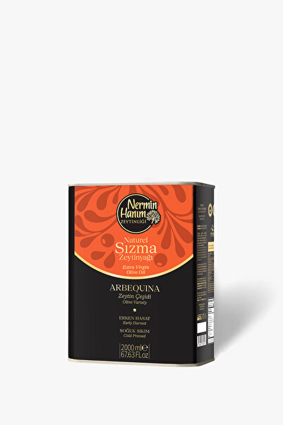 Nermin Hanım Zeytinliği Arbequina - Erken Hasat Soğuk Sıkım Zeytinyağı (2lt)