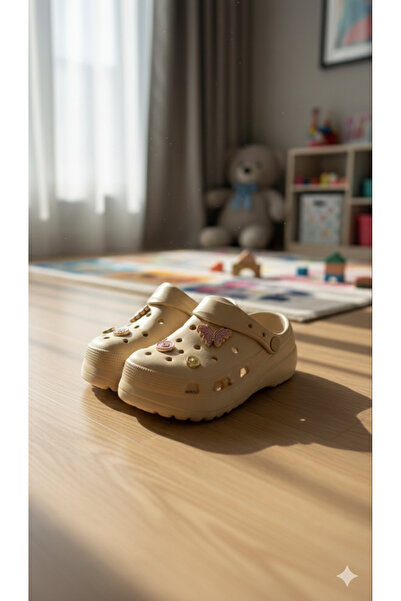 Sonix Şık Tokalı Topuk Destekli Rahat Masaj Taban Çocuk Bebek Sahil Günlük Te...