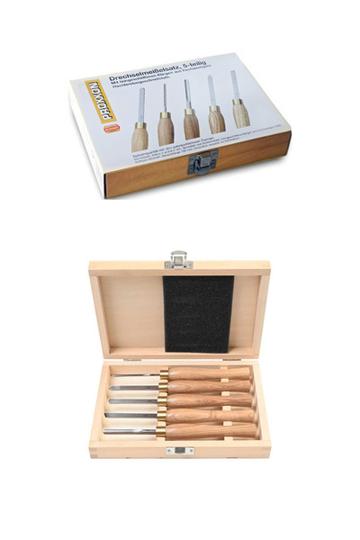 Proxxon 27023 HSS Ahşap Torna Kalem Seti - 5 Parça (Ahşap Kutulu)