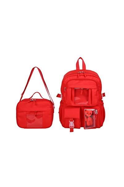 Waddell Kawai Korean Style Elementary School Backpack and Thermal Lunch Bag