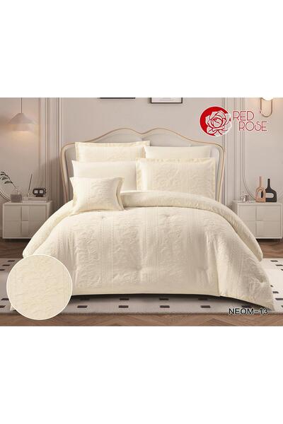Red Rose Neom Jacquard Microfiber Duvet (5 pieces) - Single and Twin Sizes - ...