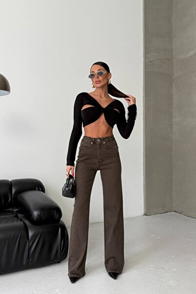 Joana Emlyn Brown Regular Fit Jeans Size 38