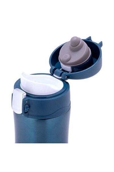 Kamille Cană termos portabilă, oțel inoxidabil, 450 ml, sticlă izotermă, dive...