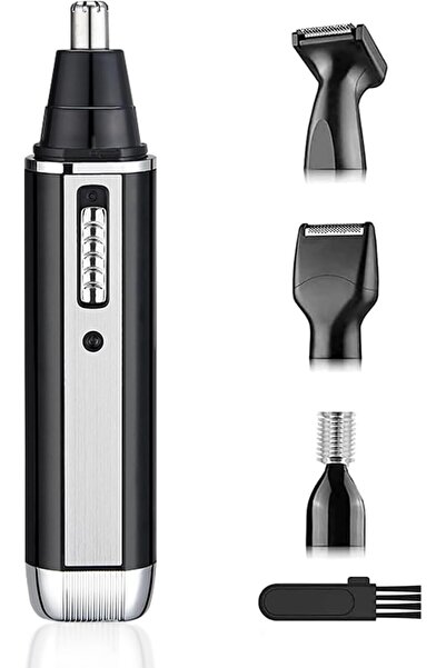NECOMI Portable Nose Hair Trimmer, 4 in 1 Ear & Nose Hair Trimmer
