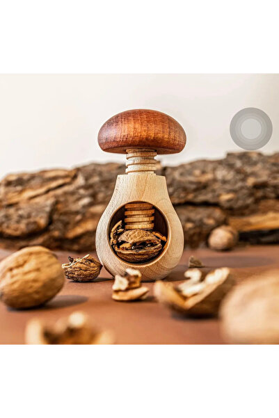 ŞekerHome Ahşap Vida Sistemli Pratik Ceviz Kıracağı