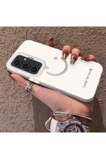 CHICASELUX غطاء حماية بتصميم وجه مبتسم بسيط متوافق مع هاتف سامسونج جالاكسي S2...