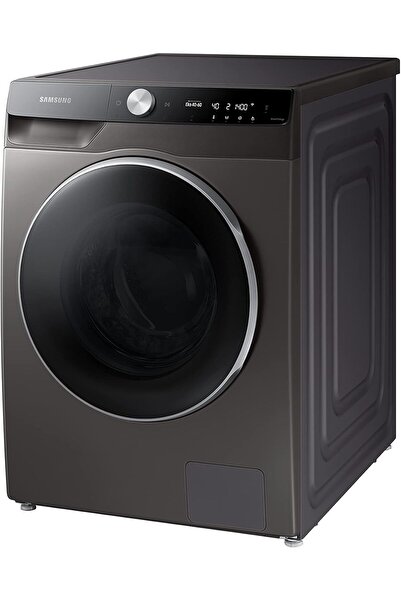 Samsung غسالة WD12TP34DSX/YL سعة 12 كجم/مجفف سعة 8 كجم، مصنوعة من الفولاذ الم...