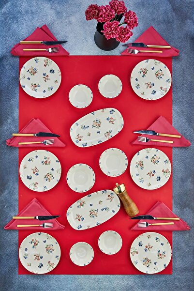 Cooker 14 Parça 6 Kişilik Bahar Demeti Kahvaltı Takımı CKR4270