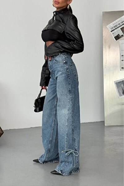 Joana Women's Oversized Blue Jeans Alya Size 40