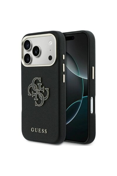 REDz Accessories Θήκη Guess για iPhone 17 Pro Max, GUHCP17X5PS4RGGK, Δερμάτιν...