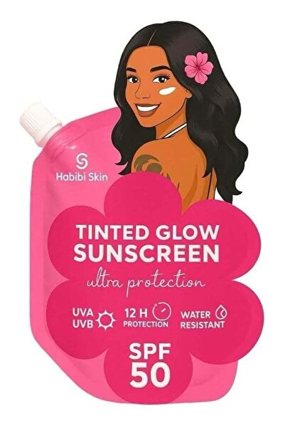 habibi skin Tinted Glow Sunscreen - 50g