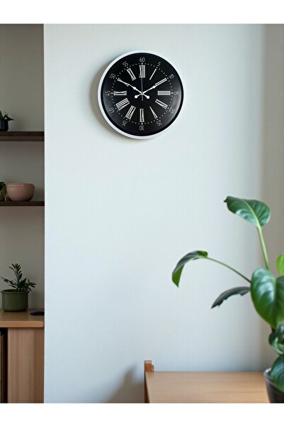 Leyaton 36 cm White Elegant Decorative Wall Clock Lwlhm-Ytrs345