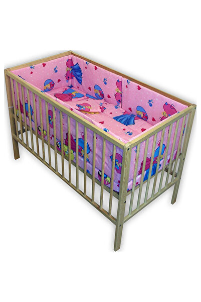 Hubners Ροζ κλινοσκεπάσματα για κούνια Princess 5 τεμαχίων