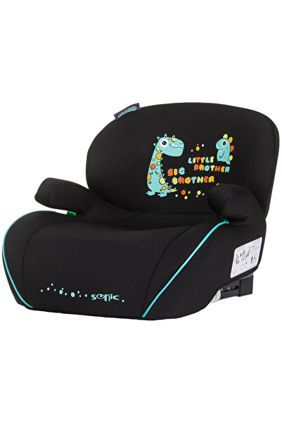Chipolino Sonic I-Size car booster 125-150 cm with Isofix dino system, ADAC t...
