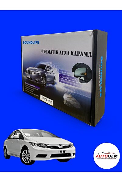 SOUNDLİFE HONDA CİVİC FB7 2012-2015 KUMANDA ÜZERİNDEN AYNA KAPATMA VE AÇMA MO...