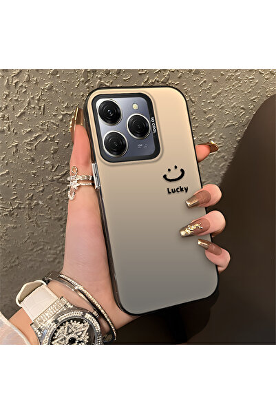 PATTERNOVA Tecno Spark 20 Pro Uyumlu Yüksek Kaliteli Sade Gülümseme Desenli S...