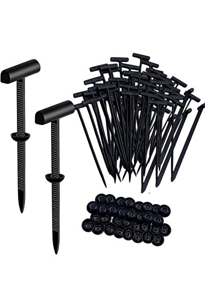 The Bros 100 قطعة من مشابك ربط الكابلات العالمية المصنوعة من النايلون المُحسّ...