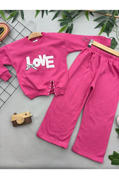 Kids Club Love Written Girls' Set