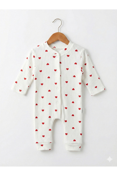 tinytrends Cotton Patterned Newborn Gift Baby Snap-On Romper