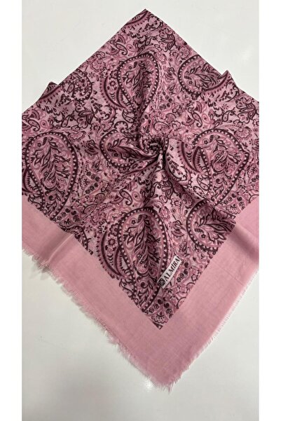 LORENDA Desenli Flamlı Yazma Eşarp