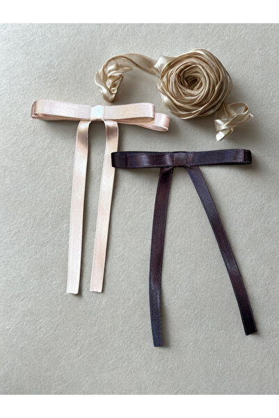 NYUZA Satin Thin Tail Automatic Buckle Set of 2