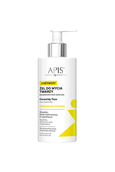 APIS - Gel de curățare facială hrănitor CERAMIDE POWER, 300 ml