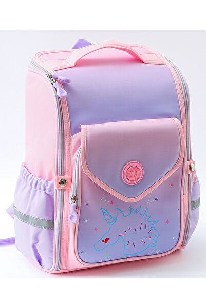 Bonfino Unicorn Theme Backpack, Attractive Design, Adjustable Straps, Functio...