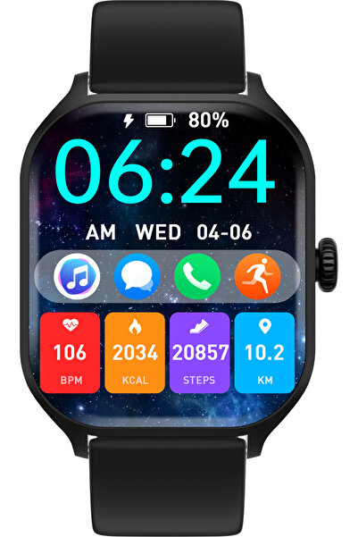 Wesdar K-088WT Türkçe Menü, Sesli Görüşme, IOS & Android Destekli Akıllı Saat