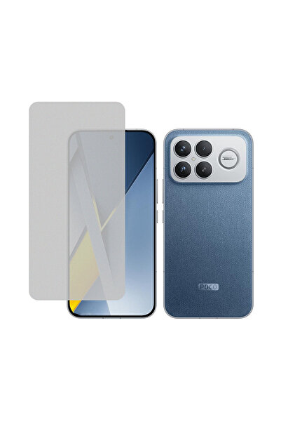 Microcase XM Poco F8 Ultra Tam Kaplayan Çerçeveli Mat Cam Koruma - AL3124