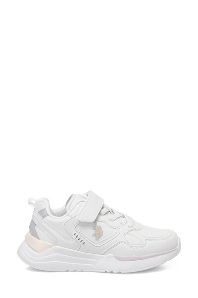 U.S. Polo Assn. Tenis Inter Jr 6Fx alb pentru fete A101946489