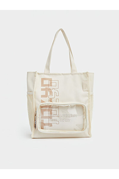 LC Waikiki Rmz Gi̇yi̇m Farkiyla Printed Girls' Backpack