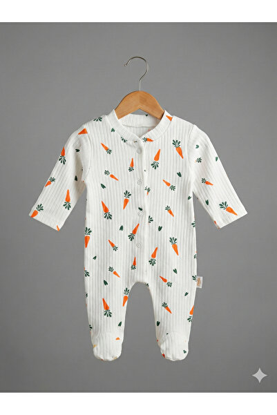 tinytrends Cotton Patterned Newborn Gift Baby Snap-On Romper