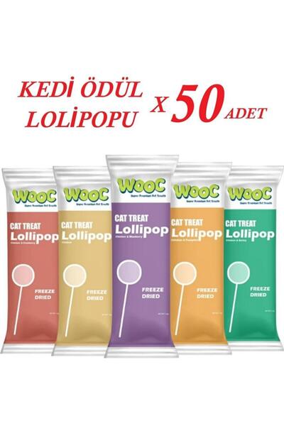 wooc Lollipop Kedi Ödül Maması KARIŞIK 1,4 Gr*50 ADET