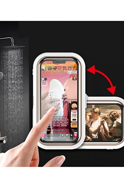 Arura Global Su Geçirmez Duş Telefon Kabı | Banyo Telefon Tutucu | Duşta Vide...