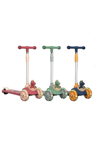 Leno Kids’ Kick Scooter With Handle, New 2025 Design, LED Lights – Up To 12 Y...