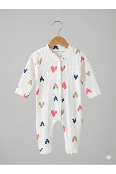 tinytrends Cotton Patterned Newborn Gift Baby Snap-On Romper