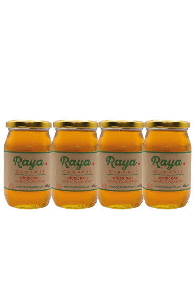 Organik Çiçek Balı 4’lü Set (460 g x 4)