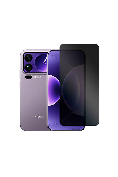 Microcase XM 17 Pro Max Privacy Gizlilik Filtreli Tam Kaplayan Tempered Cam-A...