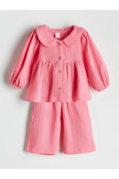 LC Waikiki قميص وبنطلون I Bebe Roba Yaka للفتيات الصغيرات من Freezen Store، ط...