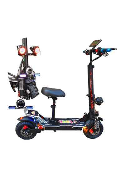 Leno سكوتر كهربائي 48 فولت بمحركين بقوة 3000 واط وبطارية 20000 مللي أمبير - L16