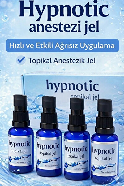 ellea Hypnotic Acı Azaltıcı Kalıcı Makyaj Dövme Lazer Jeli 20 Ml 4 Adet
