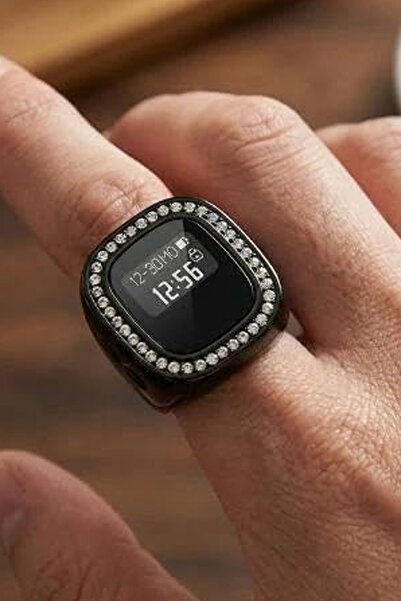 TechnoStation LED Ekranlı Dijital Zikirmatik Titreşim Uyarılı Saat ve Tarih Ş...