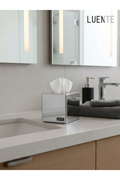 LUENTE Küp Mendillik Krom Abs Plastik