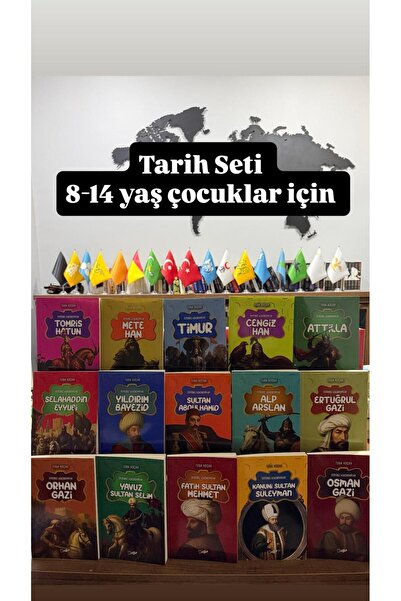Lopus Yayınları Dersimiz Hükümdarlar - 15 Kitap Çocuk Tarih Seti
