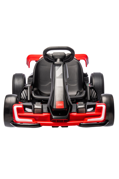 Fab N Funky Kids Battery Ride On Licensed Audi Go Kart, Adjustable Seat, Stur...